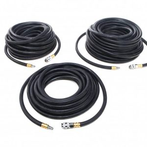 Rubberen luchtslang 5 meter PROFI met koppelingen