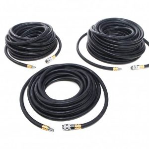 Rubberen luchtslang 20 meter met koppelingen